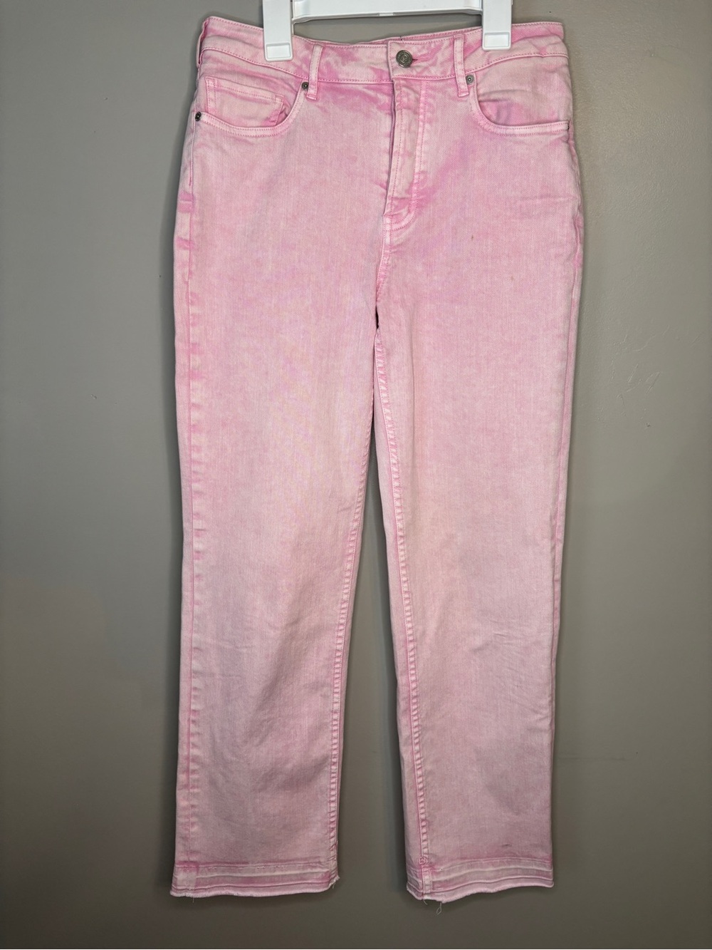 Scotch & Soda “The Sky” 98% Cotton Pink High-Rise Straight Jeans 27/32